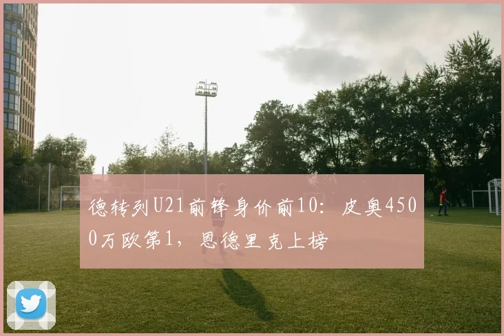德转列U21前锋身价前10：皮奥4500万欧第1，恩德里克上榜